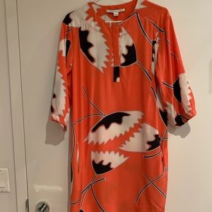 Silk Poppy DVF dress